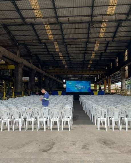 Evento semana Internacional da qualidade fábrica Gerdau para 600 pessoas